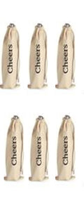 100% burlap natural fabric with print 1 color 1 side with drawstring closure