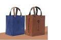 100% jutelam dyed fabric  with tape rope handle  & print