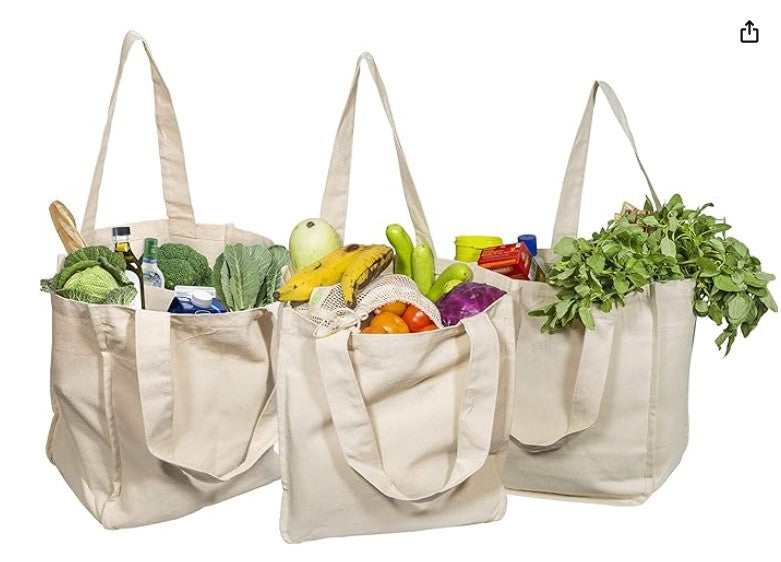 Canvas Tote Bag/ reusable grocery bags